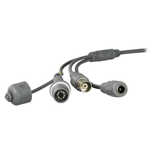 Telecamera Turret Safire Gamma ECO - Uscita 4 in 1 - 2 Mpx high performance CMOS - Lente 3.6 mm | IR portata 30 m - Audio su cavo coassiale - Impermeabile IP67