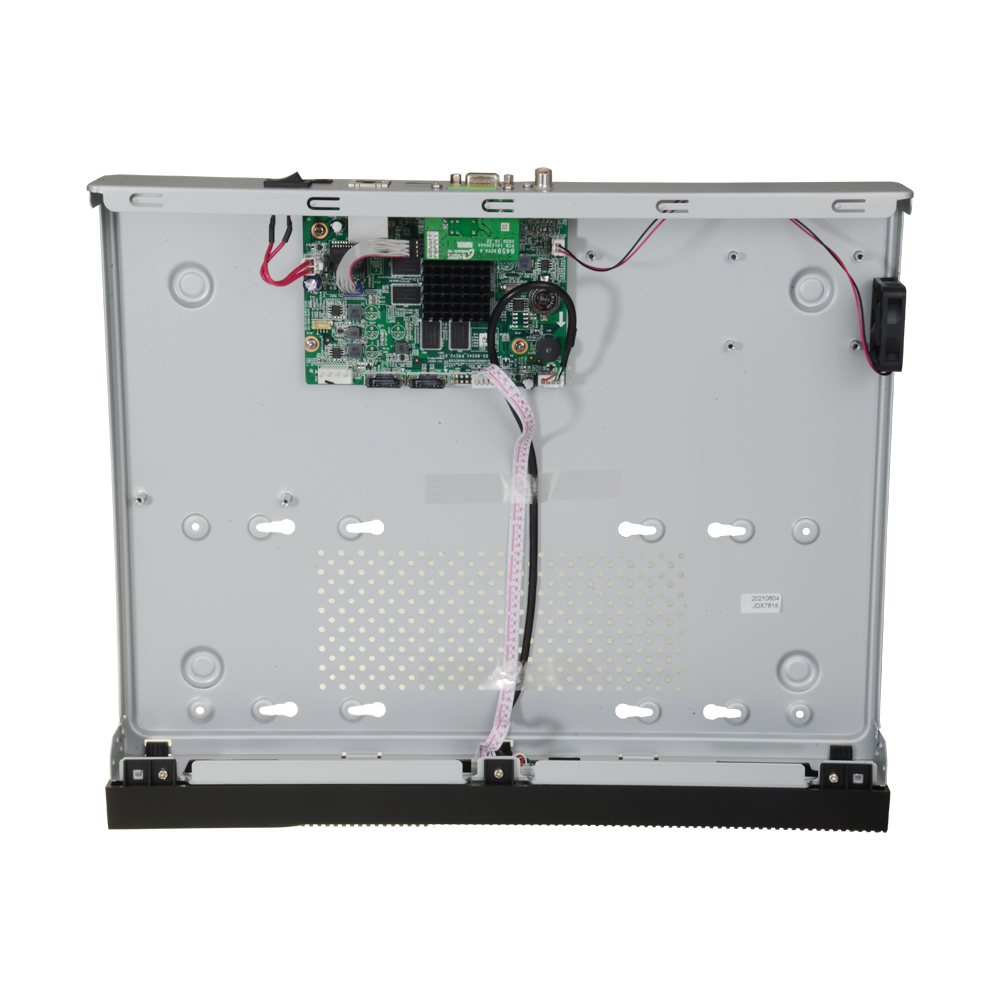 NVR para cámaras IP - Vídeo de 32 CH / Compresión H.265+ - Resolución máxima 8.0 Mp - Ancho de banda 256 Mbps - Salida HDMI 4K y VGA - Permite 2 discos duros