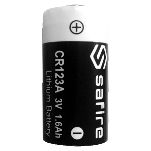Safire - Batteria CR123A - Voltaggio 3.0 V - Litio - Capacità nominale 1600 mAh - Compatibile con i prodotti a catalogo