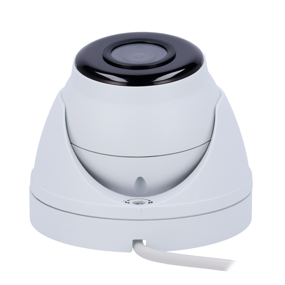 Cámara Turret 5Mpx Gama ECO - 4 en 1 (HDTVI / HDCVI / AHD / CVBS) - 1/3" Progressive CMOS - Lente 2.8 mm - IR LEDs SMD Alcance 25 m - Menú OSD remoto desde DVR