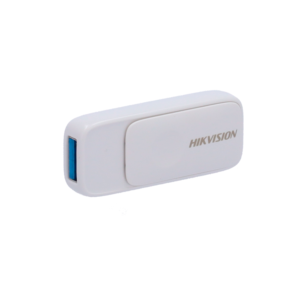 Pendrive USB Hikvision - Capacità 64 GB - Interfaccia USB 3.2 - Velocità massima di lettura/scrittura 120/45 MB/s - Design compatto, color bianco