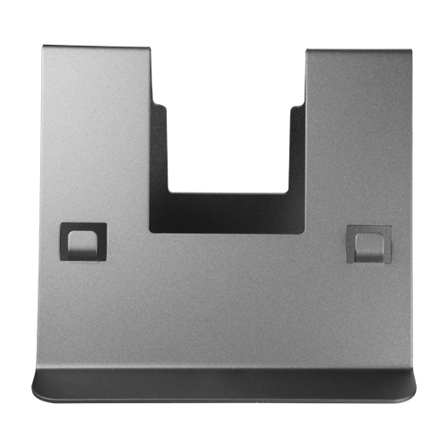 supporto da tavolo - Specifico per videocitofoni - Compatibile con i monitor - Fori di connessione - 131mm (Al) x 102mm (An) x 100mm (Fo) - Realizzato in acciaio inox