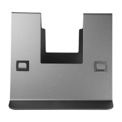 supporto da tavolo - Specifico per videocitofoni - Compatibile con i monitor - Fori di connessione - 131mm (Al) x 102mm (An) x 100mm (Fo) - Realizzato in acciaio inox