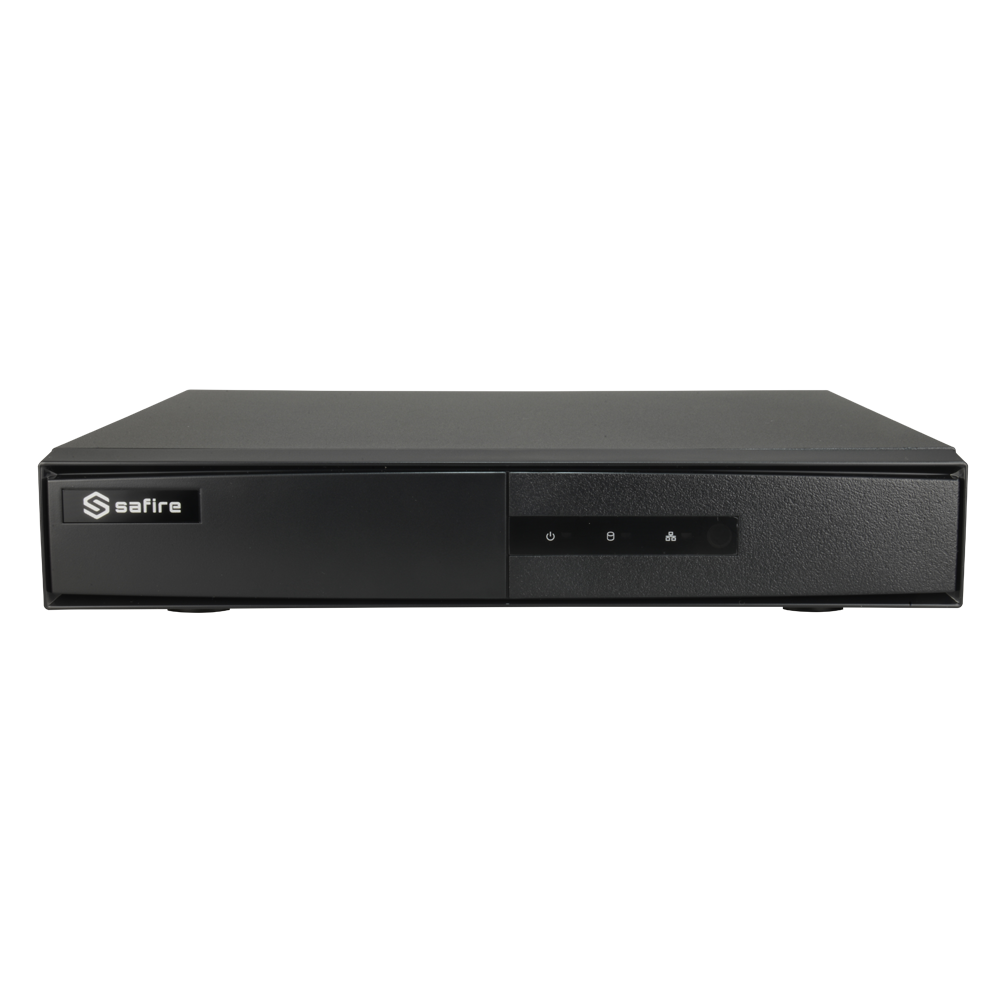 Videograbador Safire 5n1 - Audio sobre cable coaxial - 8CH HDTVI/HDCVI/HDCVI/AHD/CVBS/CVBS/ 8+2 IP - 1080P Lite (25FPS) - Salida HDMI Full HD y VGA - 1 HDD