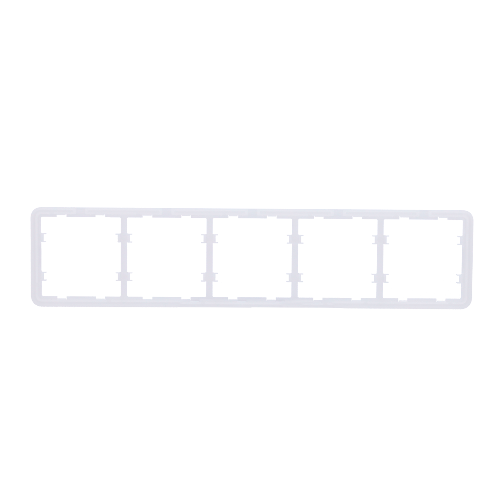 Ajax - LightSwitch Frame (5 seats) - Telaio per cinque interruttori - Compatibile con 2 x AJ-SIDEBUTTON - Compatibile con 3 x AJ-CENTERBUTTON - Innowatt