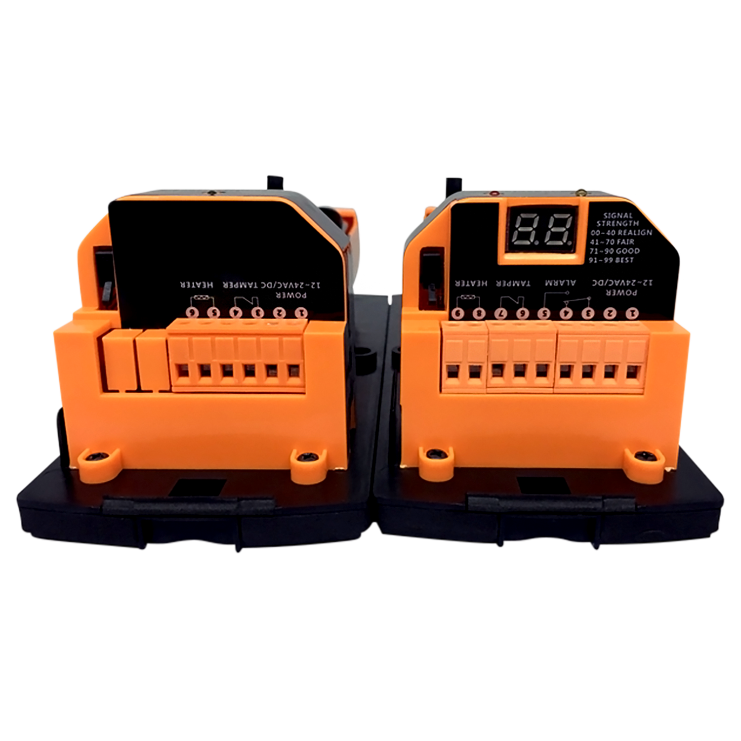 Rilevatore di barriera a infrarossi - Cablato | 2 raggi - Distanza max. di rilevamento 60 / 180 m - Elevata capacità di configurazione - Tamper | Uscita relé | LED Display - Alimentazione 12~24VDC/VAC - Innowatt