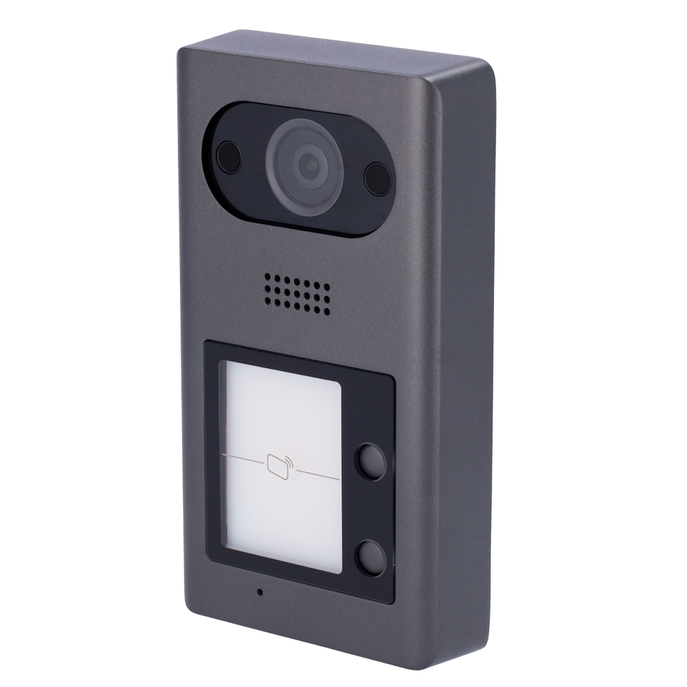 Videoporteros IP - Cámara gran angular de 2Mpx - Audio bidireccional | Doble Botón - Monitoreo vía Dispositivo APP Teléfono - Acero Inoxidable Antivandálico - Montaje Superficial