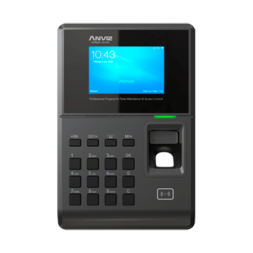 PoE Access and Attendance Control - Fingerprint, EM RFID and Keypad - 10,000 records / 200,000 logs - WiFi, TCP/IP, USB, Built-in Controller - 8 Attendance Control Modes - CrossChex and Cloudclocking Software