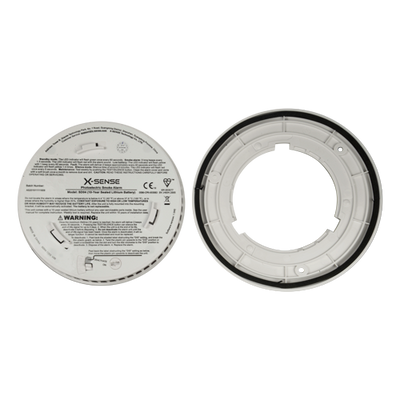 Rivelatore di fumo autonomo X-Sense - Durata della batteria 10 anni - Spia di allarme - Allarme acustico 85 dB a 3m - Pulsante Test - Certificato EN 14604:2005