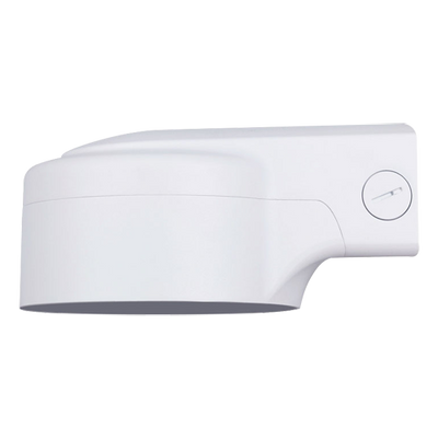 Staffa a parete - Per telecamere dome - Adatto per esterni - Colore bianco - Resistenza al carico 3 Kg - Passacavo