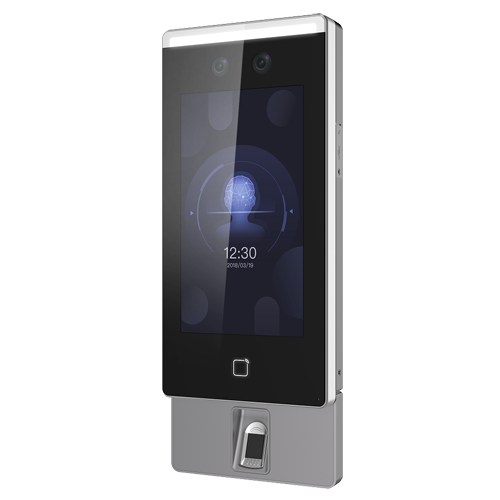 Access and Attendance Control - Facial recognition, fingerprint and EM card - 10,000 faces/cards, 5,000 fingerprints / 50,000 records - TCP/IP, USB - Attendance mode - Safire Control Center AC software