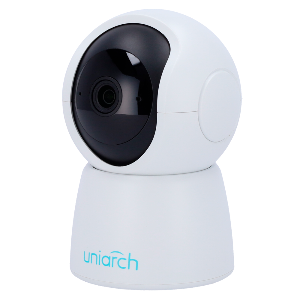 Cámara IP PT 4 Megapíxel - Gama Uniarch WiFi
- 1/3" Progressive Scan CMOS
- Lente 4 mm | Detección de humanos
- IR LEDs Alcance 10 m | Autotracking | Ethernet - Audio bidireccional | Uniarch APP