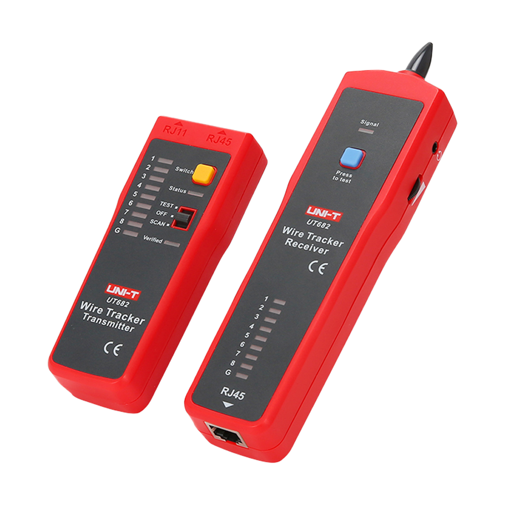 Tester di cavi - Controllo dello stato dei cavi RJ45/RJ11 - Spegnimento automatico