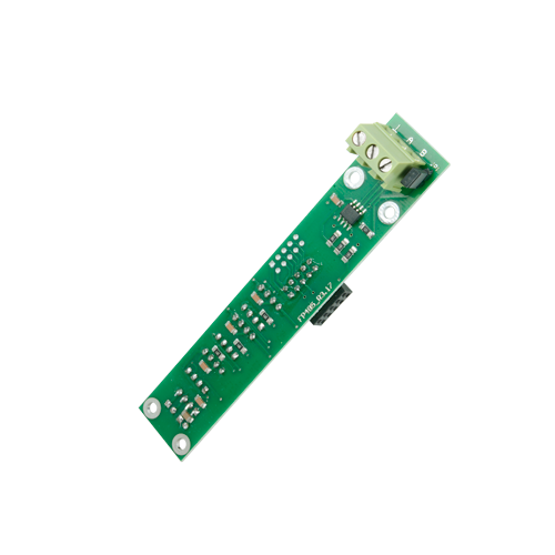 Modulo di comunicazione DMTECH - Comunicazione per RS485 - Alimentato dalla centrale - Necessario per l'installazione di DMT-FP9000R - Permette di collegare le centrali a un ripetitore di controllo