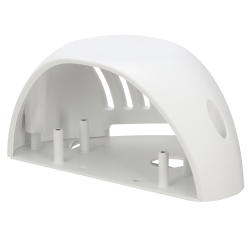 Staffa di montaggio laterale mobile - Per telecamere dome - Adatto per esterni - Acciaio e policarbonato - 126 x 180 x 85 mm - Colore bianco