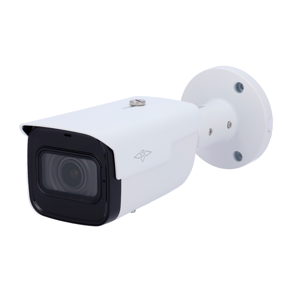 Cámara tipo bala IP X-Security - 8 megapíxeles (3840 × 2160) - Lente de 2,7–13,5 mm / LED Alcance de 60 m - WDR 120 dB | Micrófono incorporado - PoE | H.265+: funciones inteligentes