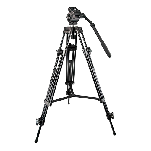 Treppiede professionale - Estendibile fino a 189cm - Adatto per esterni - Colore nero - Compatibile con le Telecamere termografiche e DS-2909ZJ - Barra stabilizzatrice centrale