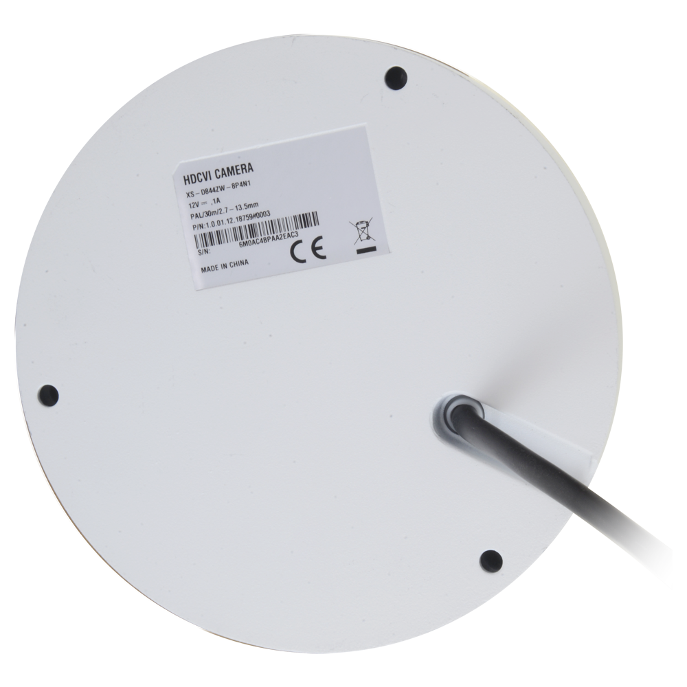 Telecamera dome HDTVI, HDCVI, AHD e analogica X-Security - 1/2.7" CMOS 8 Megapixel - Ottica 2.7~13.5 mm - WDR (120dB) - IR 30 m - Waterproof IP67