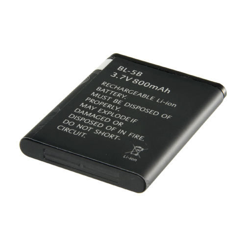 Batteria di backup - Litio - Ricaricabile - 3.7 V - 900 mAh - Compatibile con pannelli d'allarme