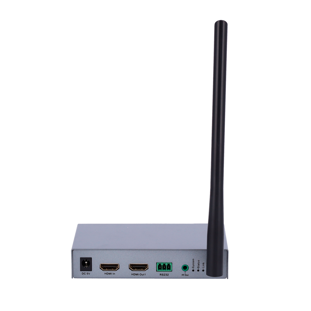 Extender wireless HDMI - Trasmettitore e ricevitore - Distanza 100 m - Protocollo WiFi 2.4GHz e 5.8GHz - Fino a 1080p @60Hz - Alimentazione DC 5 V
