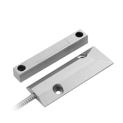 Contatto magnetico - Adatto per l'installazione in metallo - Tecnologia Reed ad Alta potenza - Sistema di connessione a 2 filo - Resistenza agli urti meccanici ed elettrici