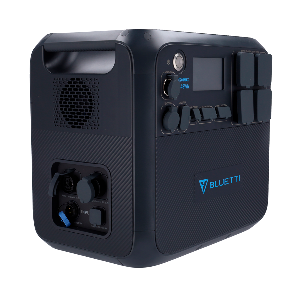 Batteria portatile - Grande capacità 2048Wh - Potenza in uscita 2200W max | LiFePO4 51.2V /40Ah - Uscite multiple - Modalità di ricarica multipla - Touch Screen