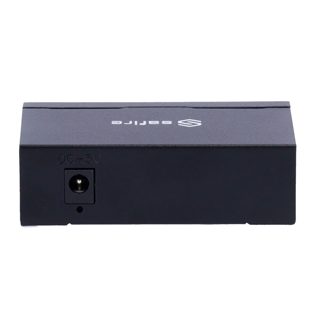 Switch da tavolo - 5 porte Gigabit - Velocità 10/100/1000 Mbps - Plug & Play - Tecnologia di risparmio energetico - Housing metallico