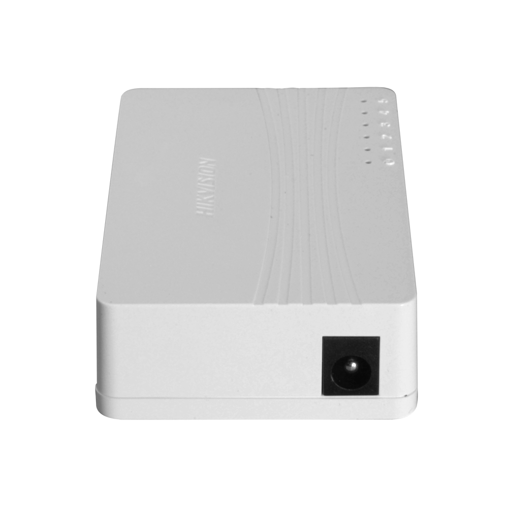 Interruttore da tavolo Hikvision - 5 porte RJ45 - Velocità 10/100 Mbps - Plug & Play - Basso consumo