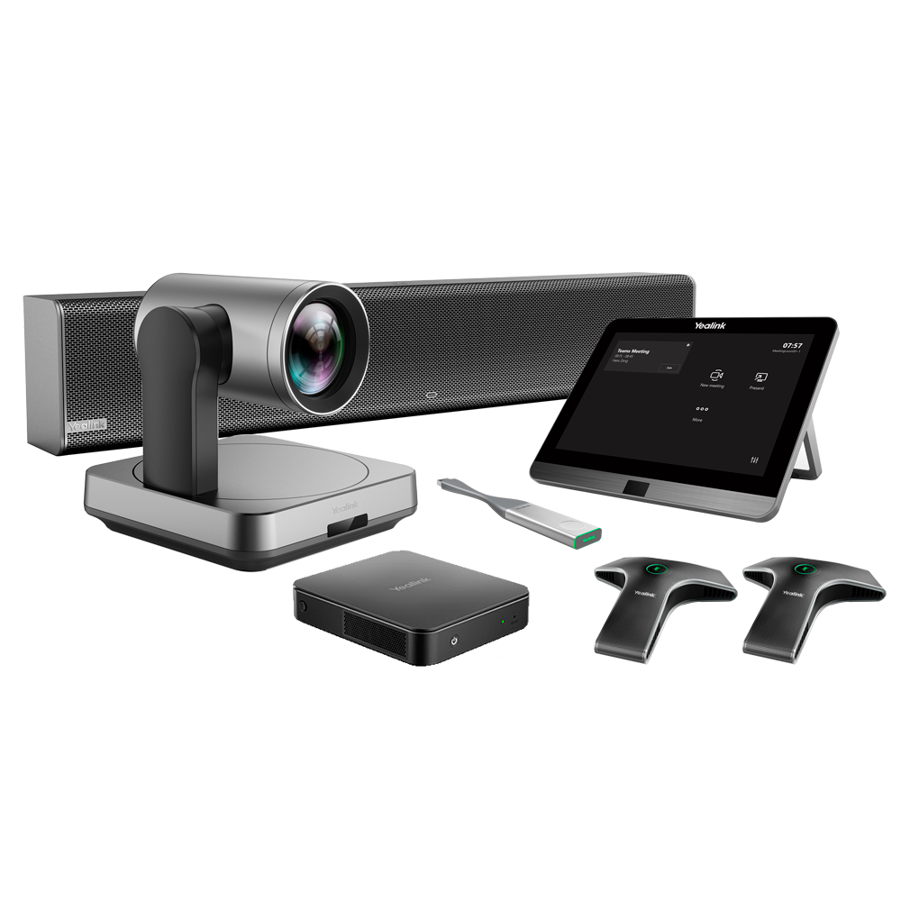 Yealink Videoconferencing All in One - 4K Camera - 80º Viewing Angle - Microphone Array - Altavoz - Compatible with Teams or Zoom