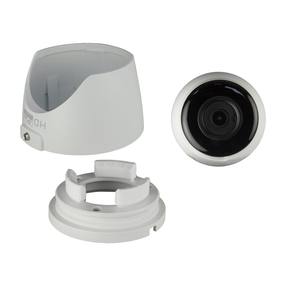 Cámera dome Gama 1080p ECO - 4 in 1 (HDTVI / HDCVI / AHD / CVBS) - 1/2.7" SmartSens© SC2235+FM8536E - Ottica 2.8 mm - IR LED SMD Portata 30 m - Menù OSD remoto da DVR