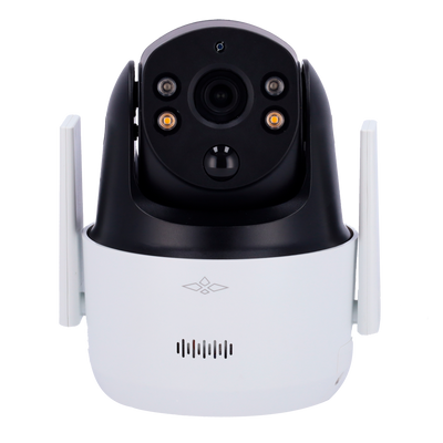 Cámara IP PT 4G Solar Power 4 Mpx - 1/2.8” STARVIS CMOS 5Mpx - Luz Dual: IR y Luz Blanca  - Detección de humanos con disuasión activa - Compresión H.265+/H.265/H.264+/H.264 - Alarma de sonido y luz | PIR