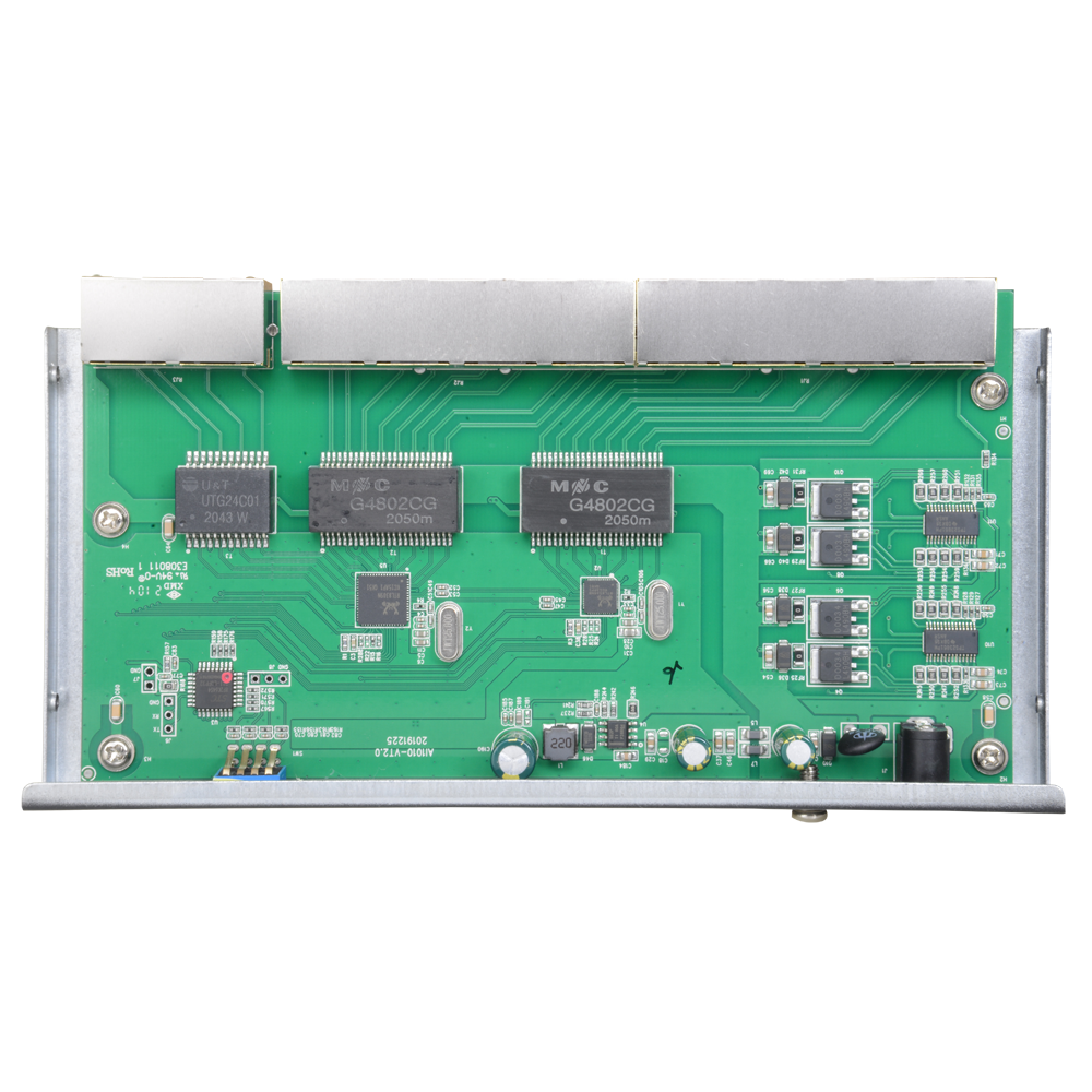 Switch PoE - 8 porte PoE + 2 Uplink RJ45 - Velocità 10/100 Mbps - Funzioni: Ai VLan/QOS/CCTV Extend/PoE - Standard IEEE802.3af (PoE) / a (PoE+) - Fino 96W in totale per tutte le porte