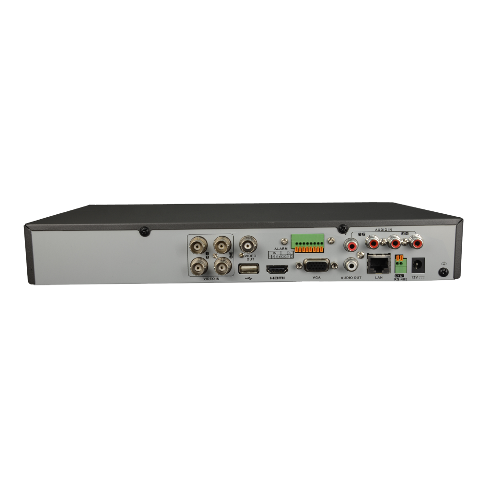 Videograbador Safire 5n1 - Audio sobre cable coaxial - 4CH HDTVI/HDCVI/HDCVI/AHD/CVBS/CVBS/ 4+2 IP - 8 Mpx (8FPS) / 5 Mpx (12FPS) - Salida HDMI 2K y VGA - Face Rec. y verdadero sentido