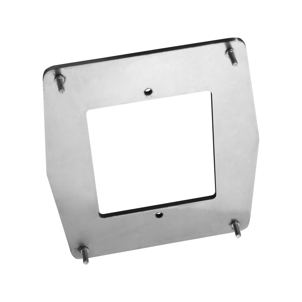 Placca di acciaio personalizzata per tornelli - Cornice di finitura per lettori biometrici - Adatto a lettori ZK-FR1500A-WP-EM(-MF) - Realizzata in acciaio inossidabile - Design leggero ed elegante - facile installazione