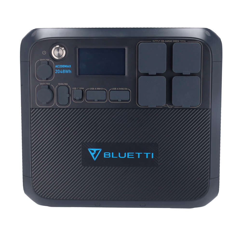 Batteria portatile - Grande capacità 2048Wh - Potenza in uscita 2200W max | LiFePO4 51.2V /40Ah - Uscite multiple - Modalità di ricarica multipla - Touch Screen