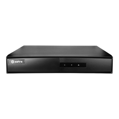 Grabador de Vídeo Safire 5n1 - Audio por Cable Coaxial | Alarmas - 4CH HDTVI/HDCVI/HDCVI/AHD/CVBS/CVBS/ 4+1 IP - 1080P Lite (25FPS) - Salida HDMI Full HD y VGA - 1 HDD