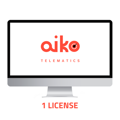 Licencia de gestión de flotas: basada en la nube | Pago anual - Licencia para 1 rastreador - Control de rutas y mercancías - Monitoreo en tiempo real - Aplicación móvil Aiko