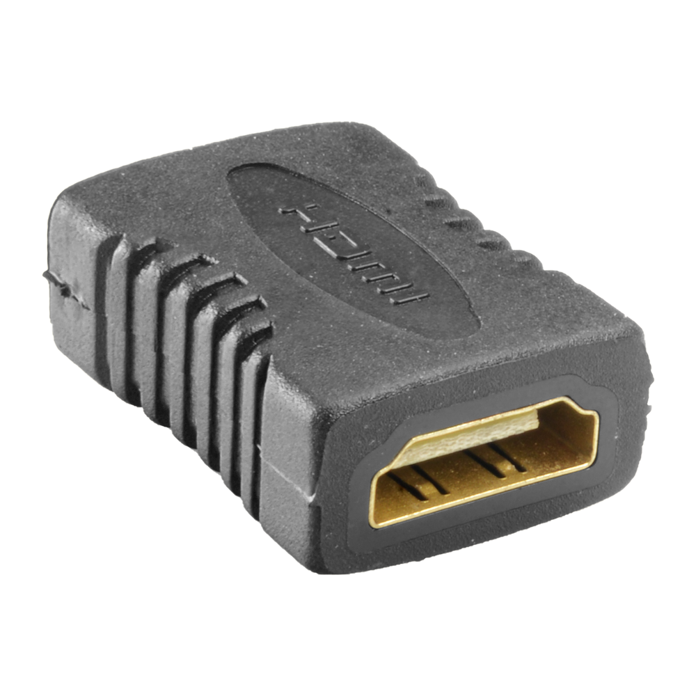 Connettore - Giunto per cavi HDMI - Connettori tipo A - Per collegare maschio / maschio - Per convertire a femmina - Connettori placcati in oro 24K