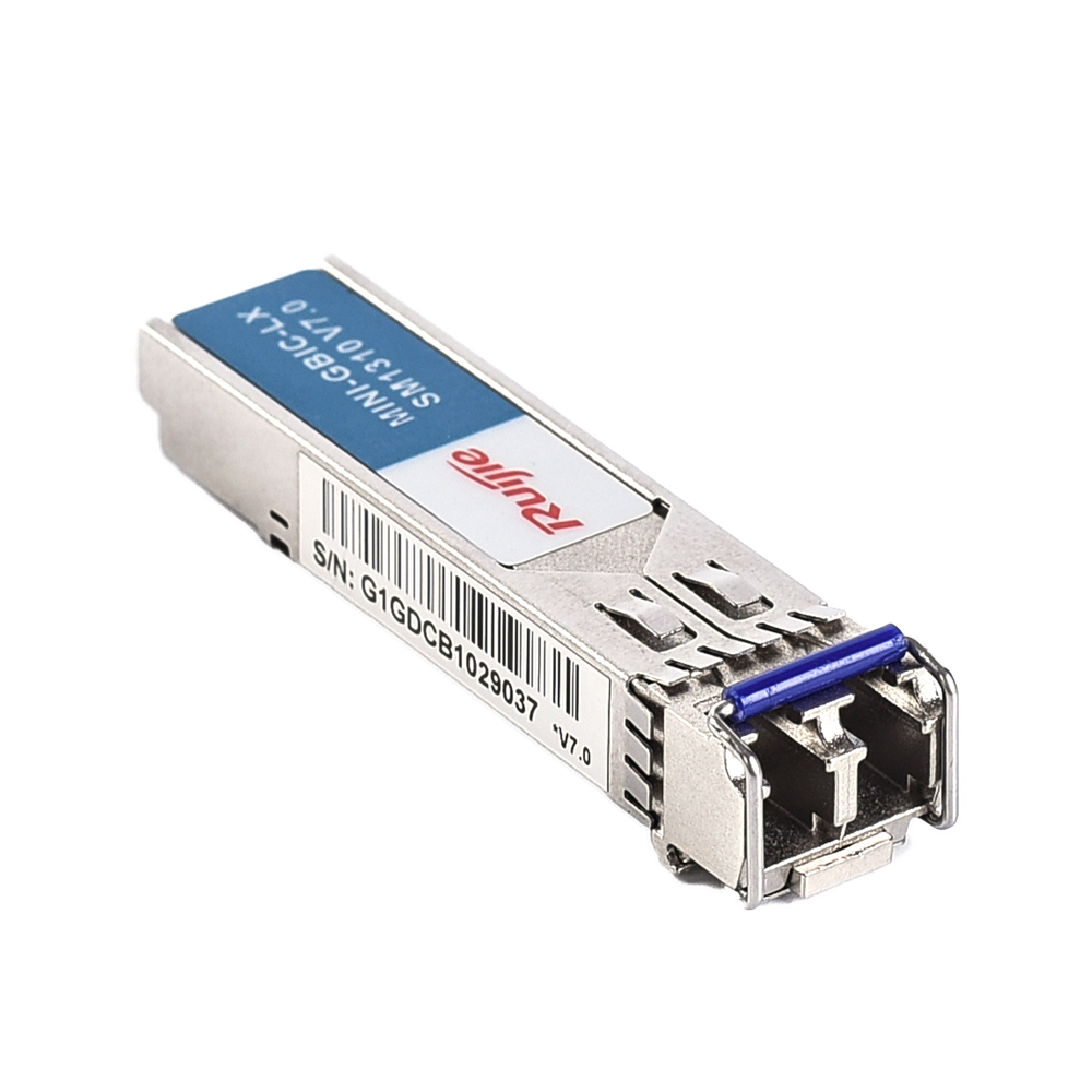 Ruijie SFP Transceiver Module - Wavelength 1310 nm - Singlemode Fiber - Connector Type LC duplex - Maximum Distance 10km - 1.25Gb/s - 1000Base-LX
