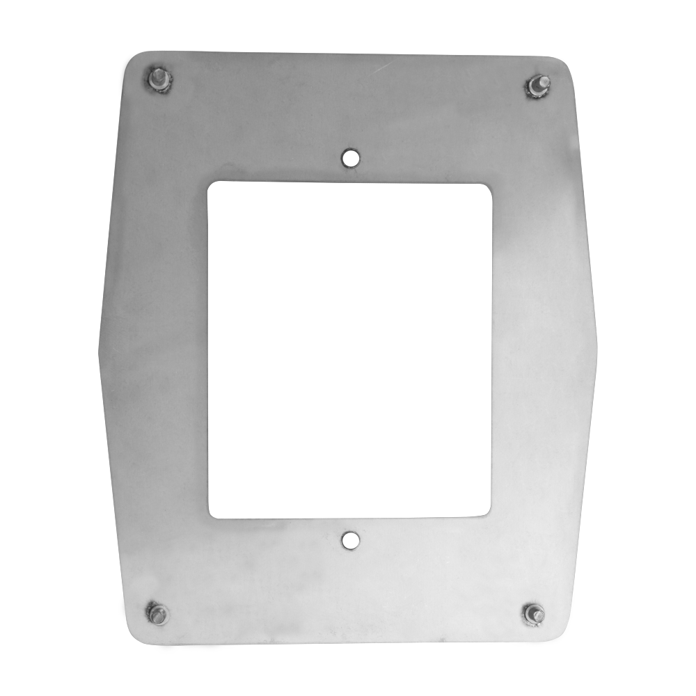 Placca di acciaio personalizzata per tornelli - Cornice di finitura per lettori biometrici - Adatto a lettori ZK-FR1500A-WP-EM(-MF) - Realizzata in acciaio inossidabile - Design leggero ed elegante - facile installazione