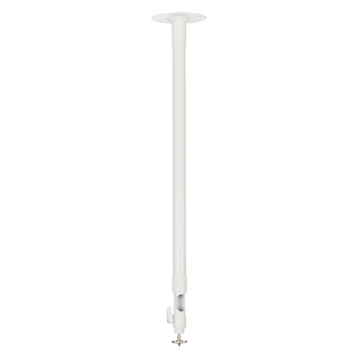 Staffa per telecamera - Alluminio - Adatto per esterni - Utilizzo su soffitto - Lunghezza regolabile (710~1250 mm) - 120 mm (diametro base)