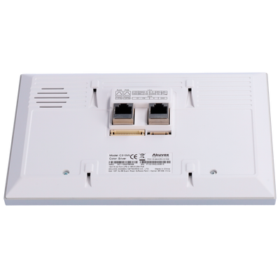 Kit videocitofonico Android - IP & WiFi | Postazione esterna, monitor e switch PoE - Audio bidirezionale Crystal Clear - Lettore EM/MF e NFC | PoE Standard - 2 uscite relè | Manutenzione Cloud - Collegamento monitor e postazione esterna tramite Cloud