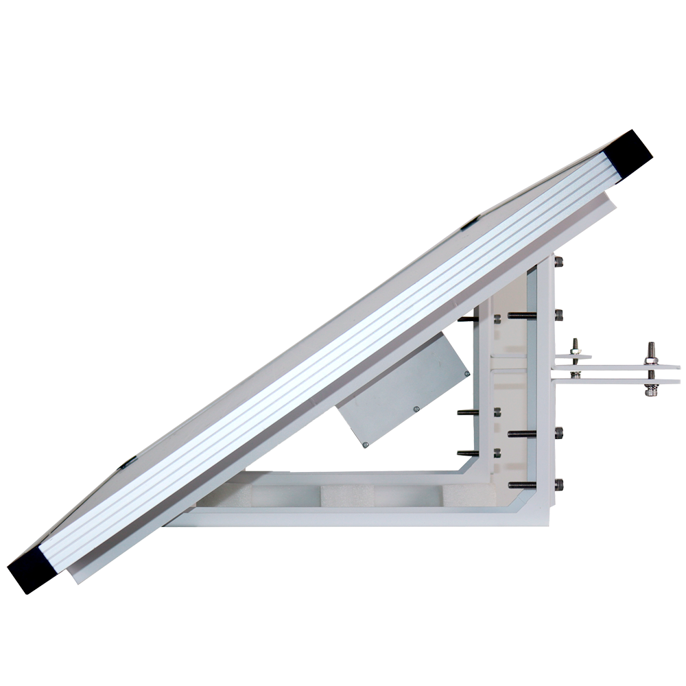Sistema di alimentazione stand-alone per TVCC - Pannello solare da 200W - Batteria al Litio LiFePo 1280Wh (100Ah) - Regolatore MPPT integrato - Staffa per montaggio su palo - RS-485 per comunicazione