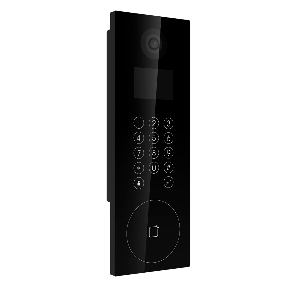 Videocitofono IP per appartamenti - Telecamera 2Mpx | Audio bidirezionale - Monitor 3,5" e tastiera tattile - APP mobile tramite Monitor - Accesso tramite codice o scheda MF - Fino a 500 reparti IP