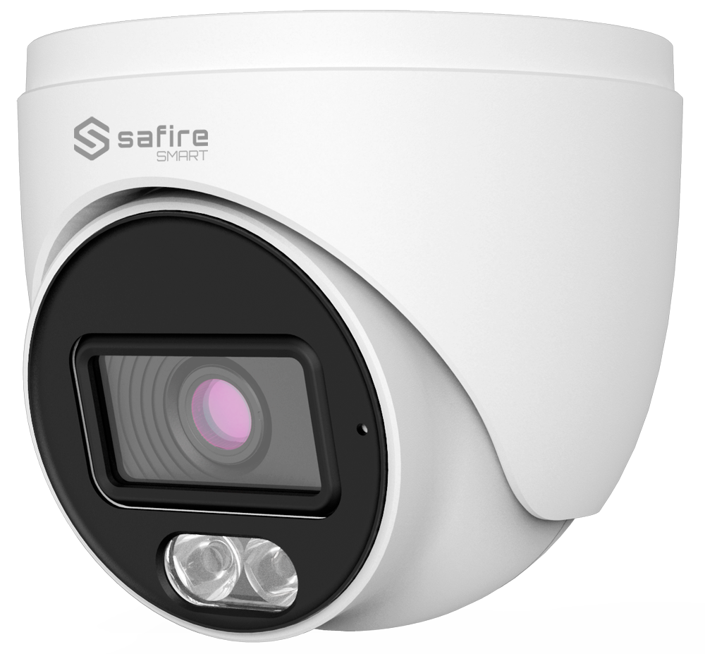Safire Smart - Telecamera Turret 4 in 1 Gamma B1 - 2 Mpx (1920x1080) , 1/2.8" CMOS - Ottica 2.8 | Illuminazione LED bianca 20 m - DWDR, HLC, BLC, AGC - Waterproof IP67