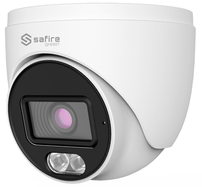 Safire Smart - Telecamera Turret 4 in 1 Gamma B1 - 2 Mpx (1920x1080) , 1/2.8" CMOS  - Ottica 2.8 | Illuminazione LED bianca 20 m - DWDR, HLC, BLC, AGC - Waterproof IP67