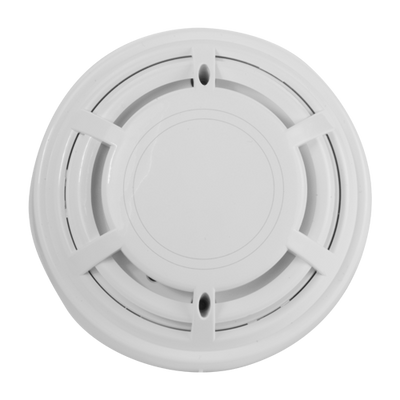 Detector de aumento de temperatura convencional - Certificado EN54 parte 5 - Alarma LED dual para visualización desde cualquier lugar - Fabricado en material ABS resistente al calor - No incluye base - Compatible con bases V2