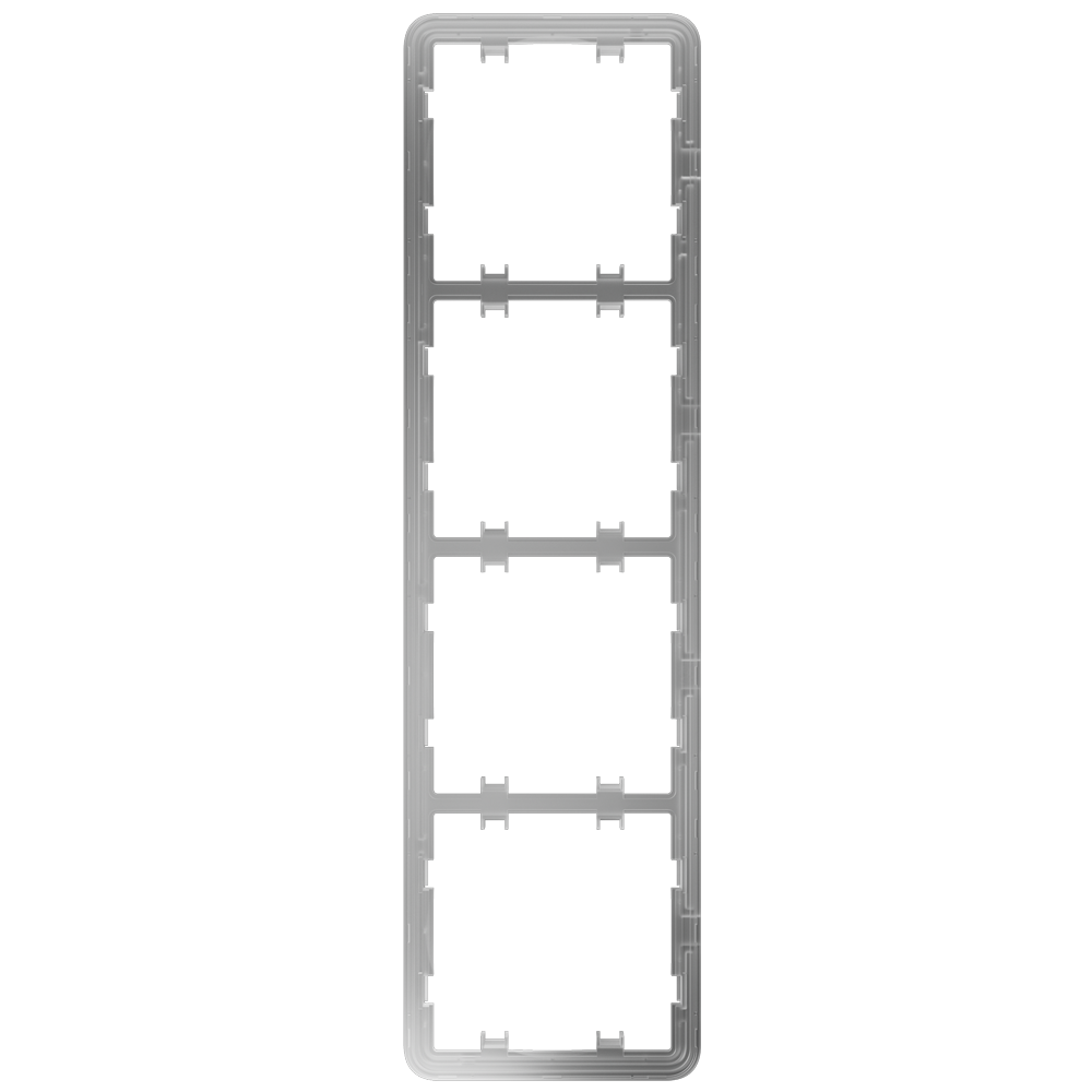 Marco vertical para cuatro interruptores - Compatible con 2 x AJ-SIDEBUTTON-...-VERT - Compatible con 2 x AJ-CENTERBUTTON-...-VERT - Ajax - LightSwitch Vertical Frame (4 seats)