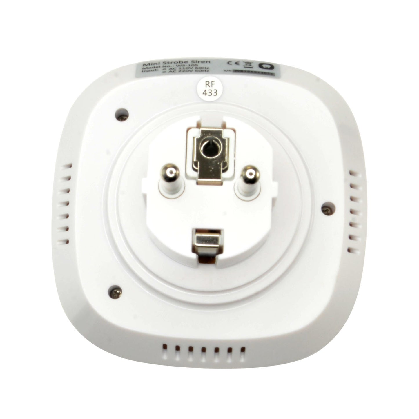 Sirena per interni - Wireless - Antenna interna - Potenza 90 dB e lampeggiante - Uso interno - Connessione diretta Plug&Play a AC 220 V