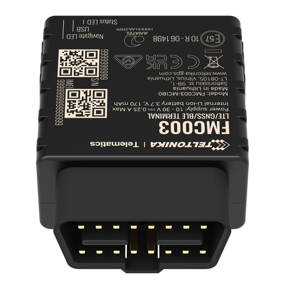 Tracker Plug & Play per veicoli - Collegamento OBD - Installazione rapida e accessibile - 4G, 2G e BLE per TK-EYE - Micro-SIM - Lettura dei parametri OEM